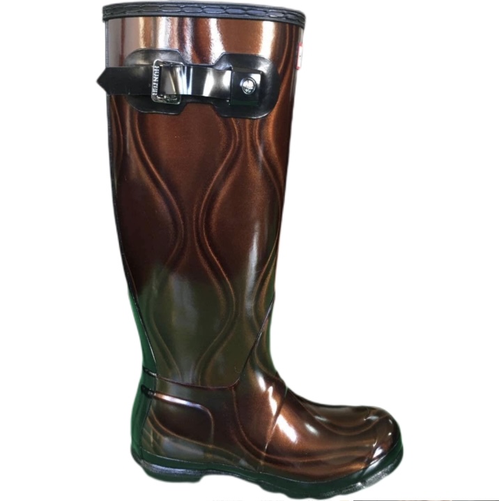 Patcus Herren-Regenstiefel mit 3D-Muster und rutschfester Sohle
