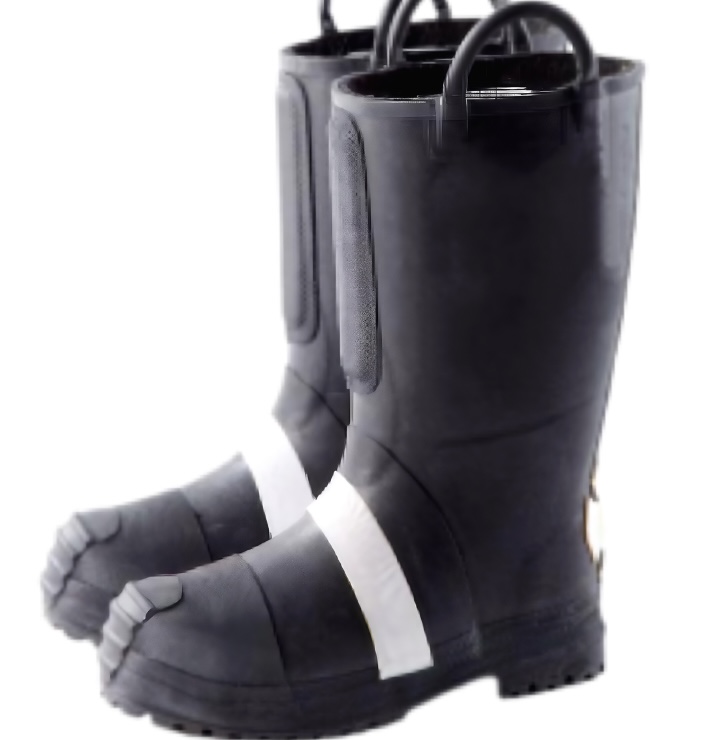 Flammenbeständige Feuerwehrstiefel
