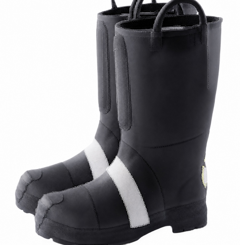 Flammenbeständige Feuerwehrstiefel